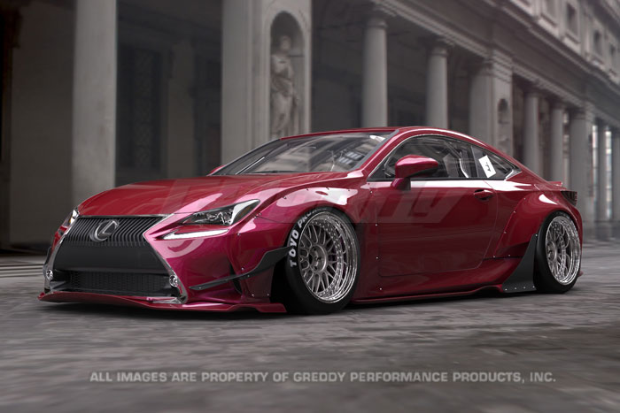 Lexus Rc350 2015 Rc F Sport Wide Body Aero Kit
