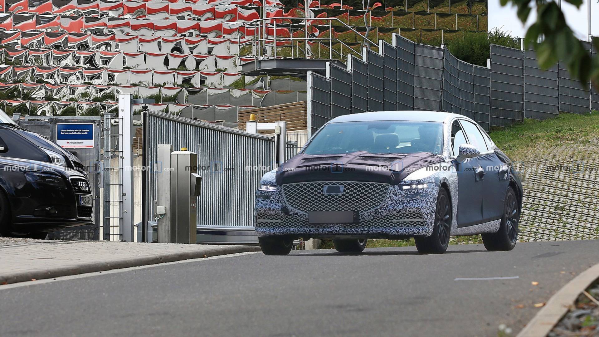 FormaCar: 2nd-gen Genesis G80 leaks in Nürburgring spy shots ahead of September premiere