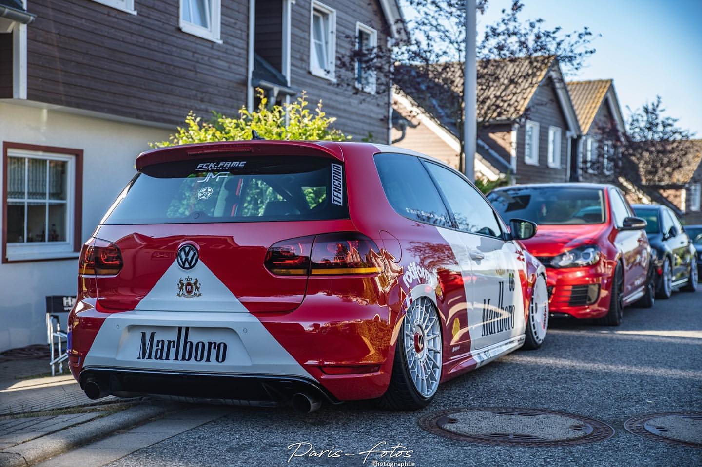 Formacar This Marlboro Themed Vw Golf Gti Mk6 Looks Awesome If A Bit Outdated