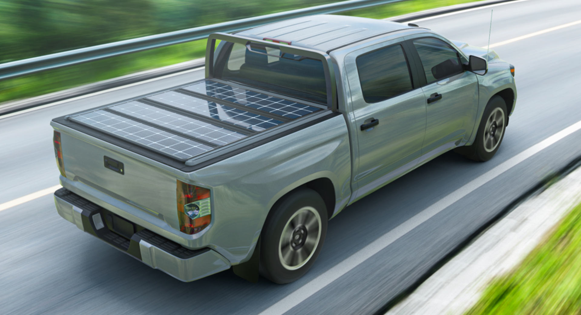solar panel tonneau cover