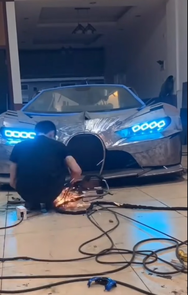 Formacar This Bugatti Vision Gran Turismo Replica Is A Self Made Vehicle