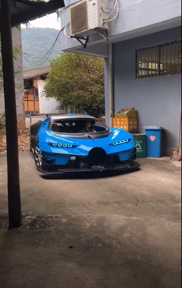 Formacar This Bugatti Vision Gran Turismo Replica Is A Self Made Vehicle