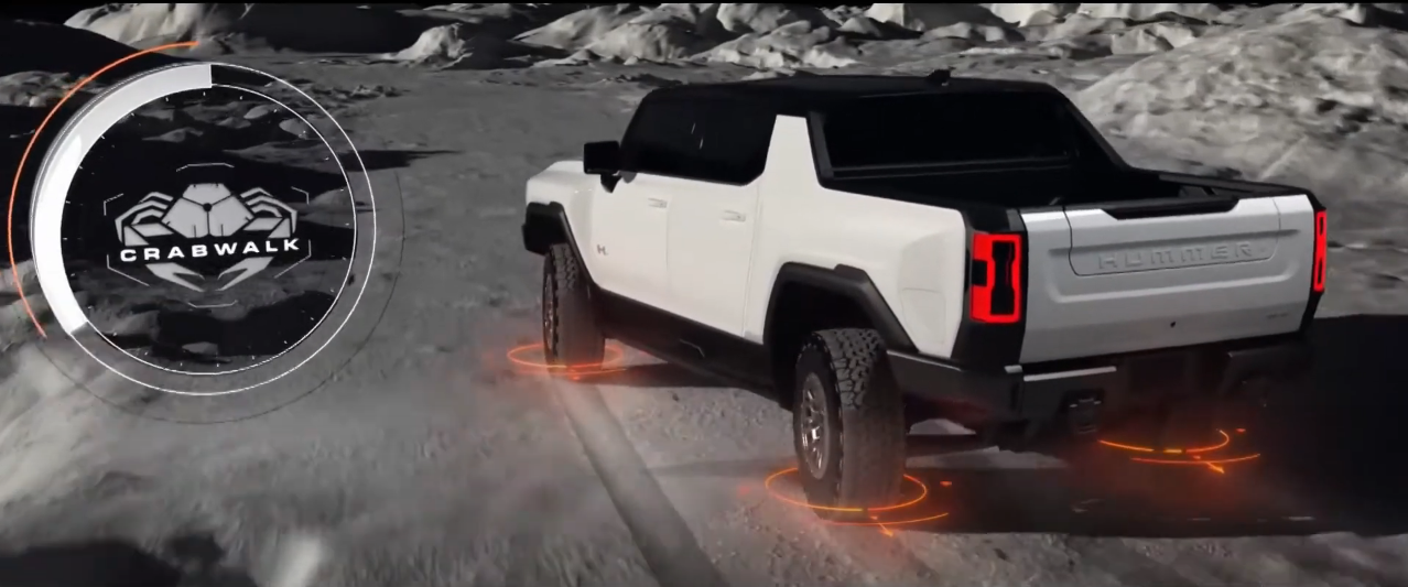 Formacar Gmc Hummer Ev Demonstrates Its Crabwalk Mode In Action
