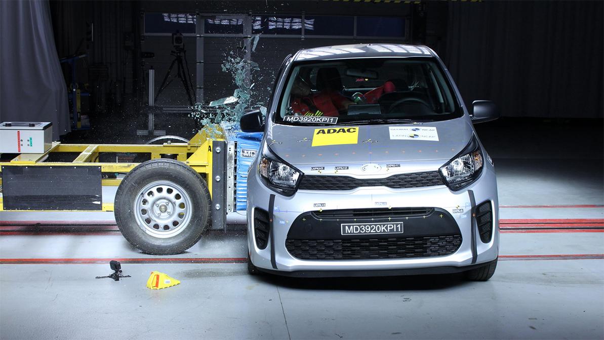 Formacar Kia Picanto Fails Hard At A Crash Test Gets 0 5 Latin Ncap Stars