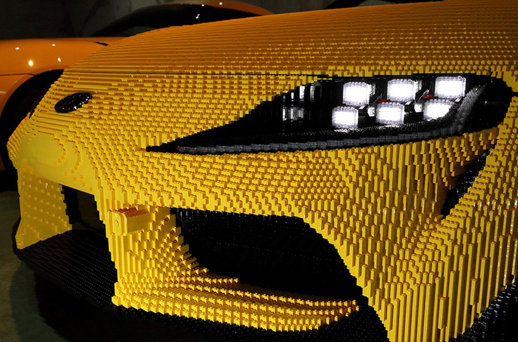 FormaCar Marvel At This Toyota Supra Scale Model Made From 480 000 Lego Bricks