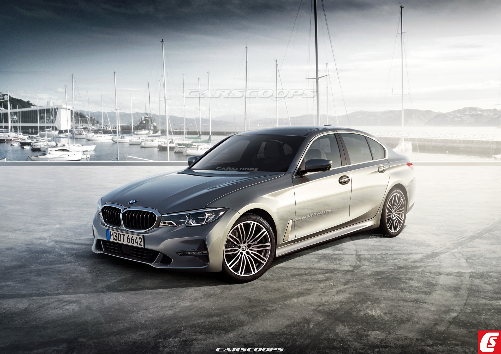 FormaCar: BMW 3-Series G20 fan art depicts a sleek sedan with lots of
