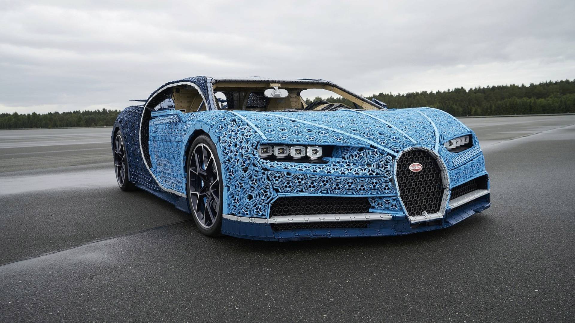 bugatti chiron lego real car