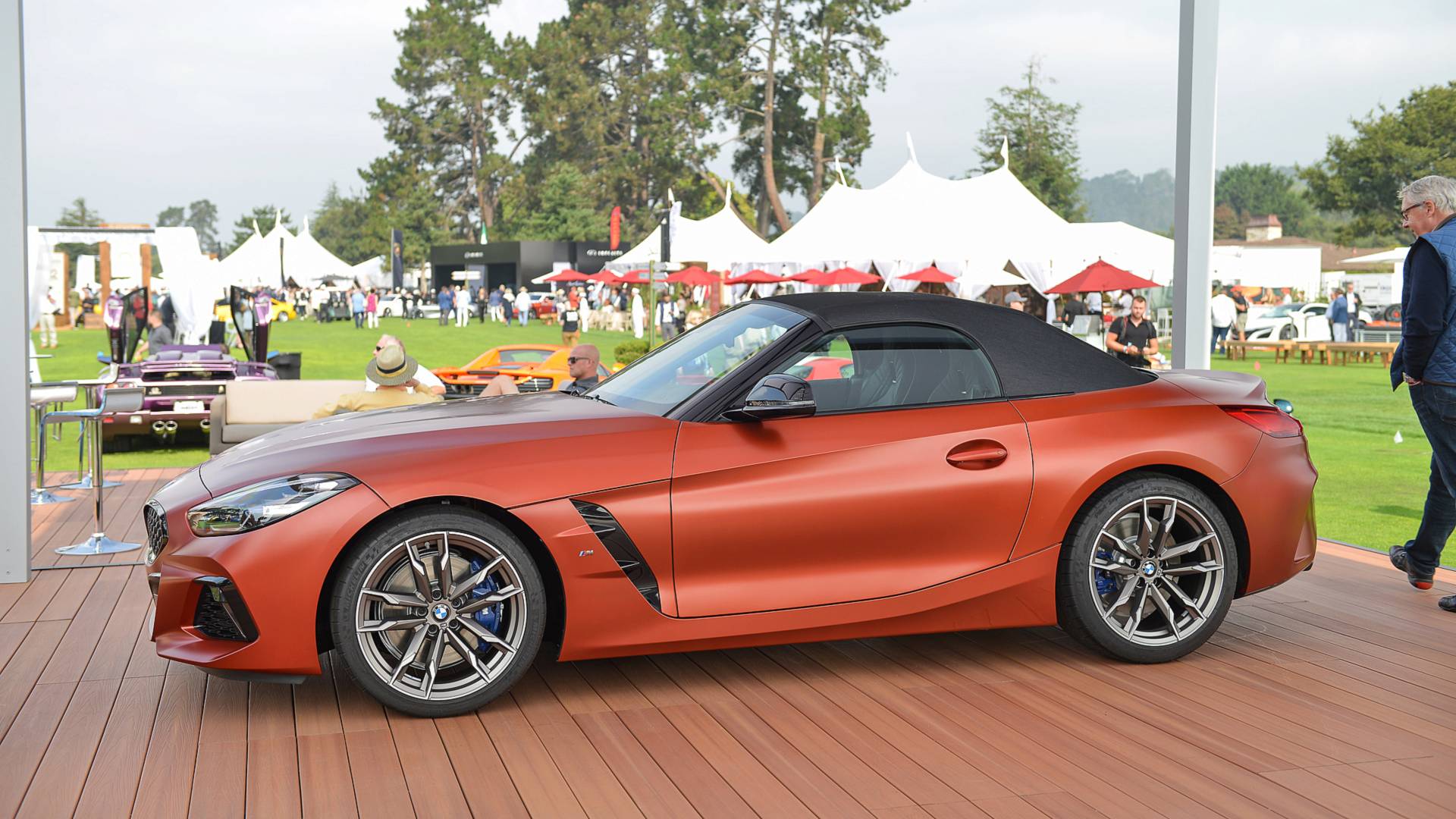 Bmw z4 как складывается крыша